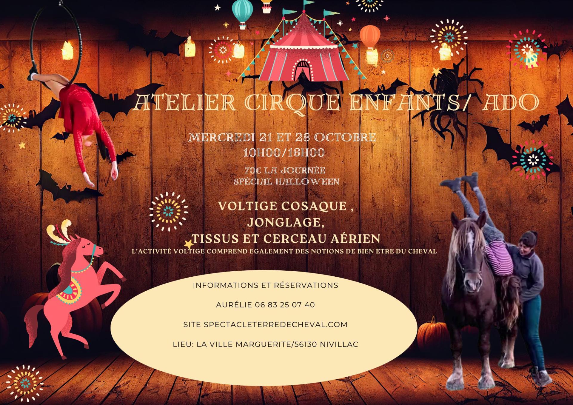 Halloweenatelier spectacle enfant 1