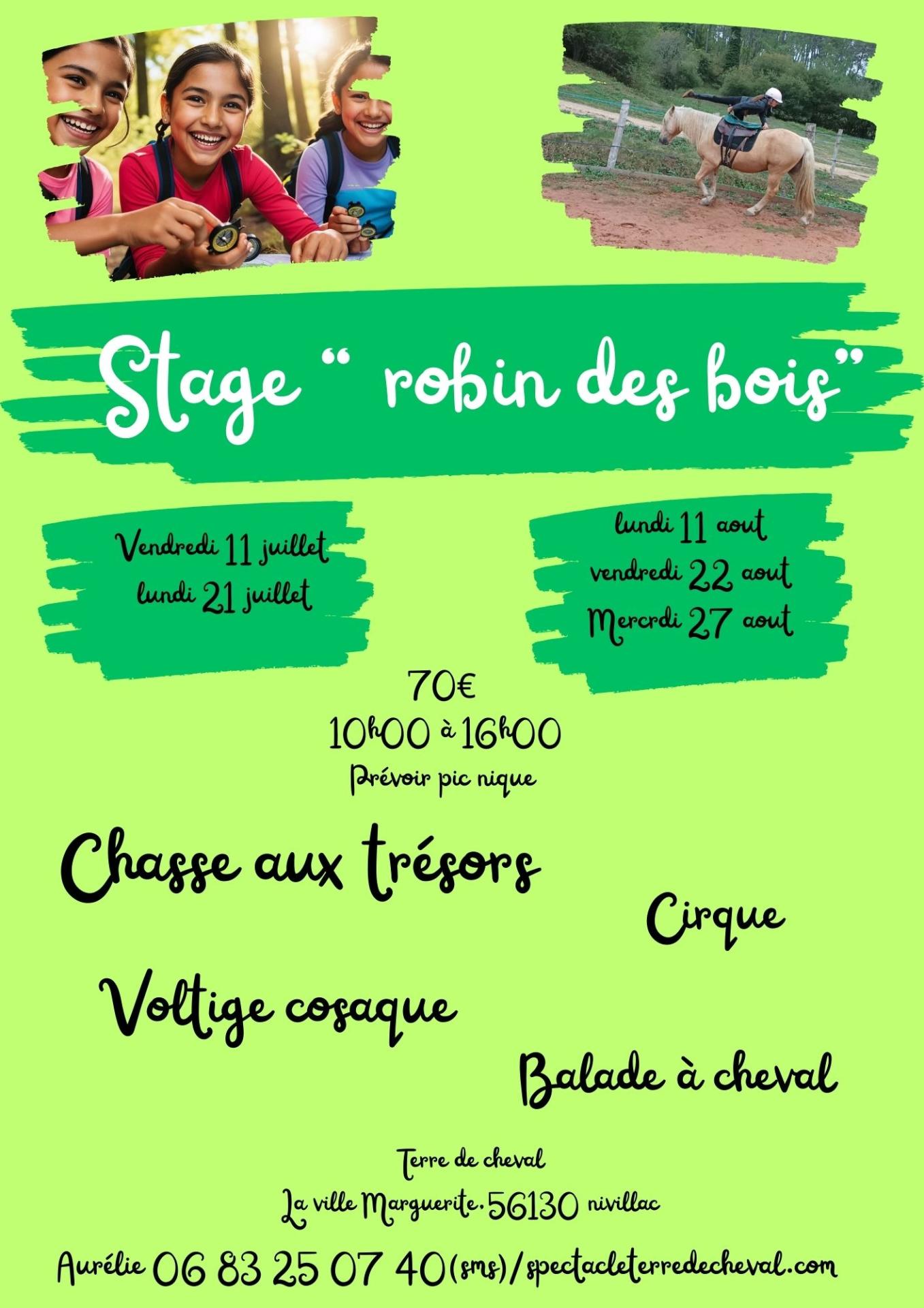 Stage robin des bois